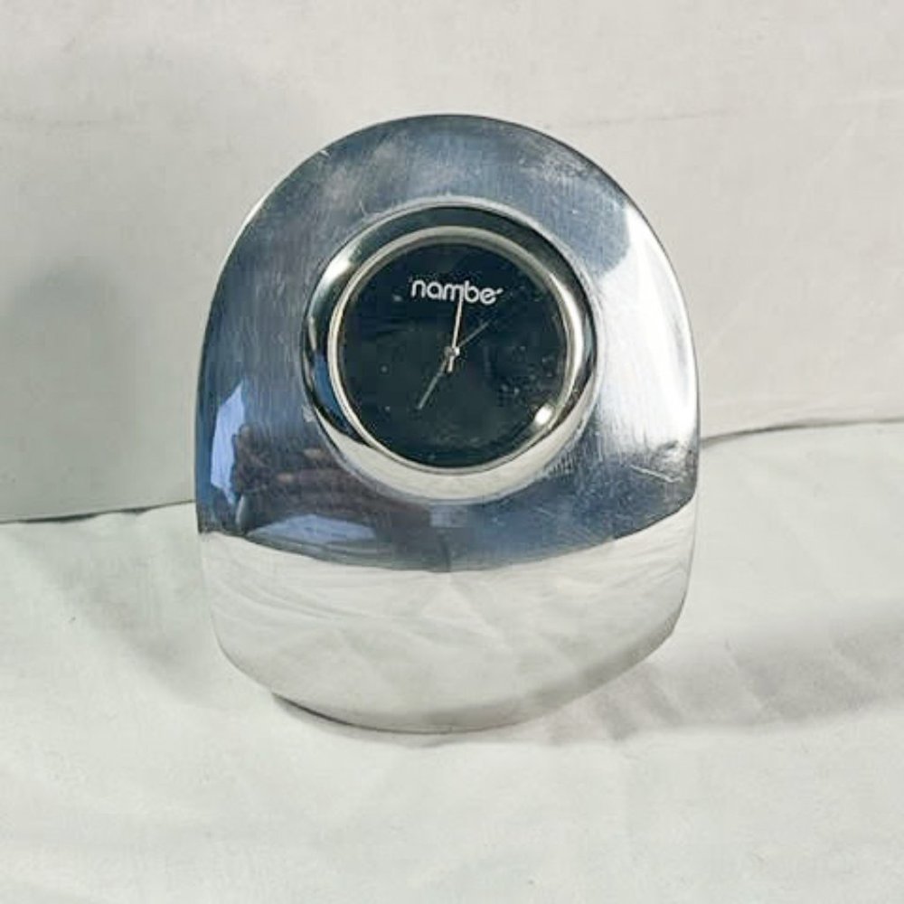 Nambe' Silver Cobra Desk Clock